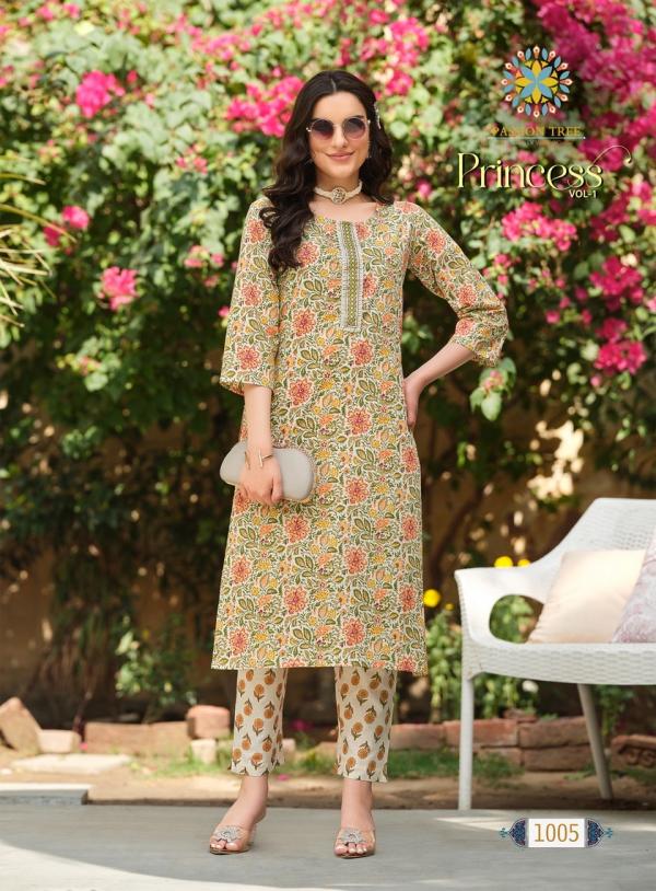 Princess Vol 1 By Passion Tree Cotton Kurti With Bottom Collection